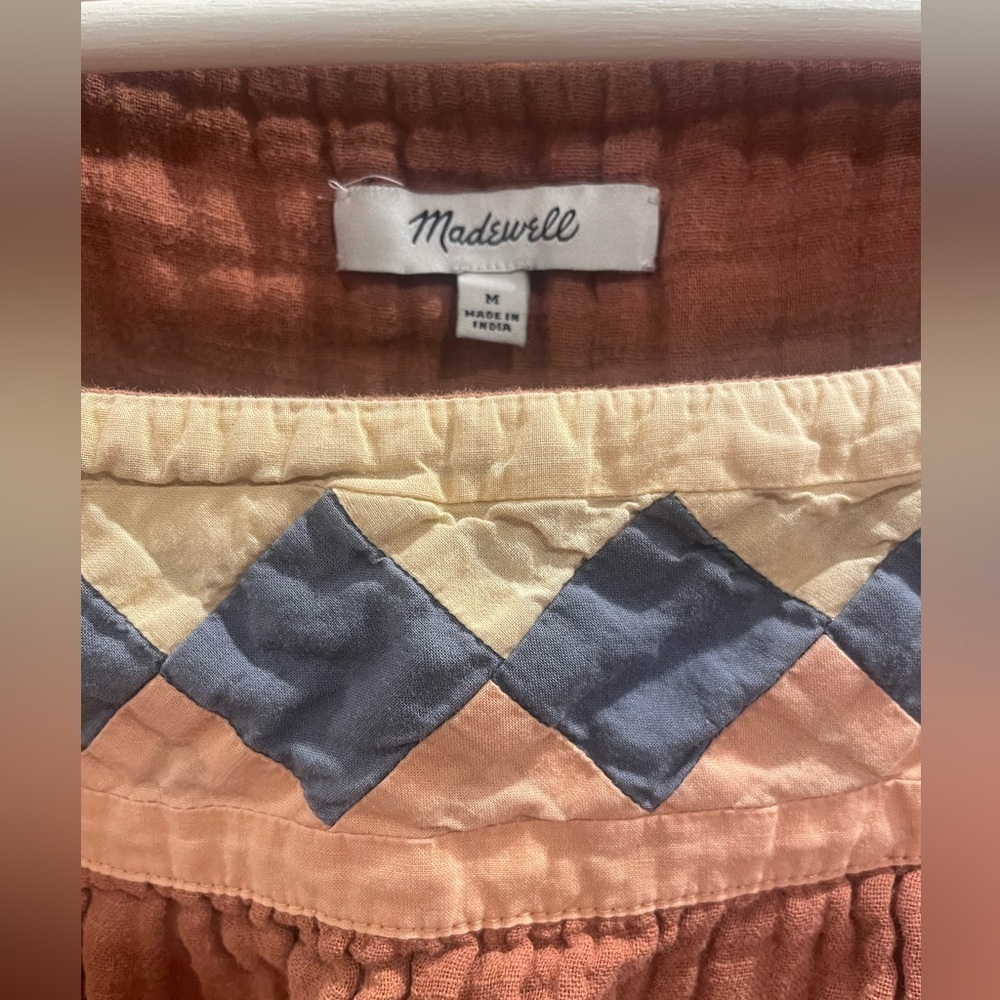 Madewell Patchwork Square-Neck Top - image 4